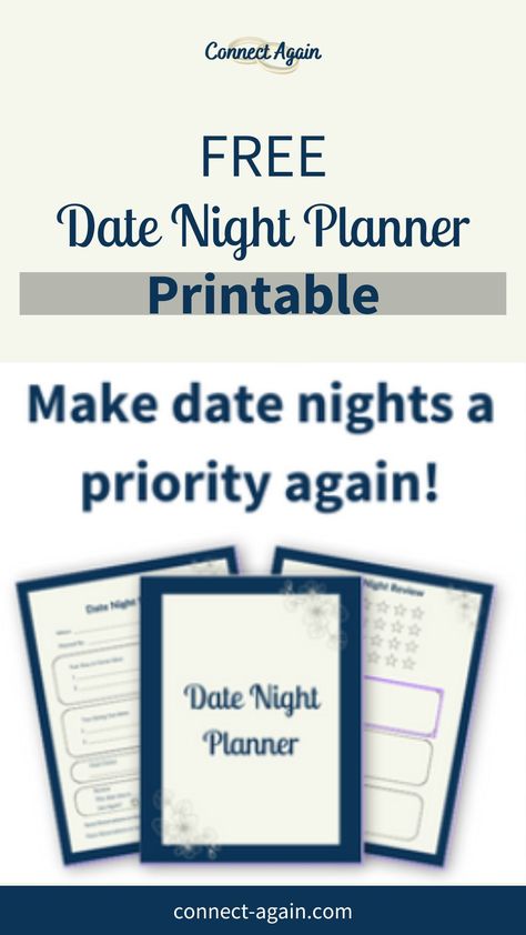 Would you like to reconnect with your spouse? Are you ready to make date night a priority again but are having trouble planning it? You'll love my *FREE* date night planner! Strengthen your marriage after kids by prioritizing some quality time for each other. This is great for any couple, especially those with kids! It breaks down the date so you can take the guesswork and planning out. Pin for later so you don't lose this! Date Night Planner, Free Date Night, Strengthen Your Marriage, Library Signs, Planning Printables, Resource Library, Night Ideas, Quality Time, Planner Template