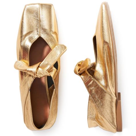 PRICES MAY VARY. 0.3 In Heel Square toe Bow knot detail Slip on design Comfortable cushioned insole Whether you're heading to a brunch date, a day at the office, or a special event, these Square Toe Ballet Flats effortlessly elevate your style. Embrace the simplicity of slip-on ease and the sophistication of timeless design. Gold Mary Janes, Ballerina Heels, Gold Ballet Flats, Flats For Women, Bow Flats, Bow Shoes, Bow Knot, Black Ballet Flats, Ballerina Shoes