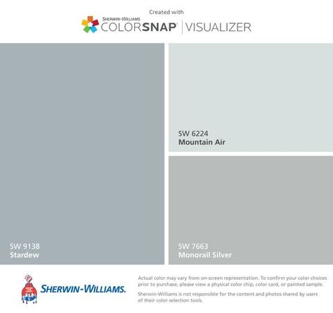 Star Dew Sherwin Williams, House Paint Color Combination, Color Celeste, Living Room Wall Color, Room Wall Colors, Farmhouse Paint, Farmhouse Paint Colors, Paint Color Schemes, Best Paint Colors