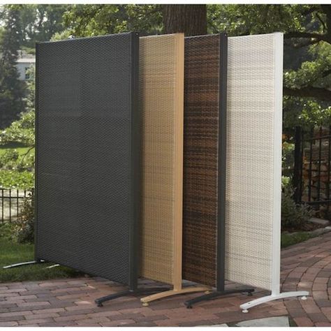 18 Attractive Privacy Screens for Your Outdoor Areas - OMG Lifestyle Blog Outdoor Privacy Screen Panels, Outdoor Panels, Patio Privacy Screen, Portable Room Dividers, Bamboo Room Divider, Sliding Room Dividers, Wooden Room Dividers, Patio Privacy, Outdoor Screens