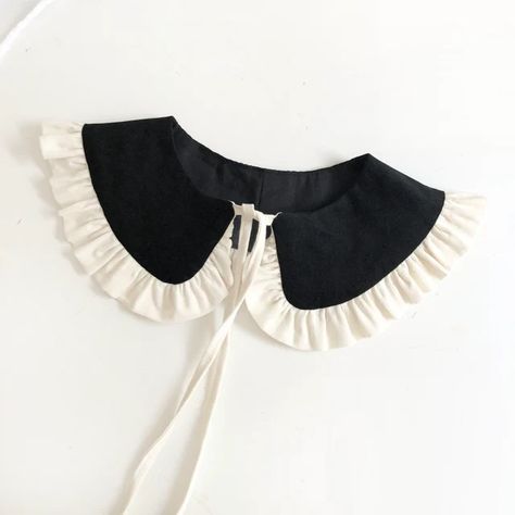 MustardMonday - Etsy UK Istoria Modei, Frill Collar, Sale Ideas, Removable Collar, Fake Collar, Bib Collar, Midi Flare Skirt, Oversized Collar, Detachable Collar