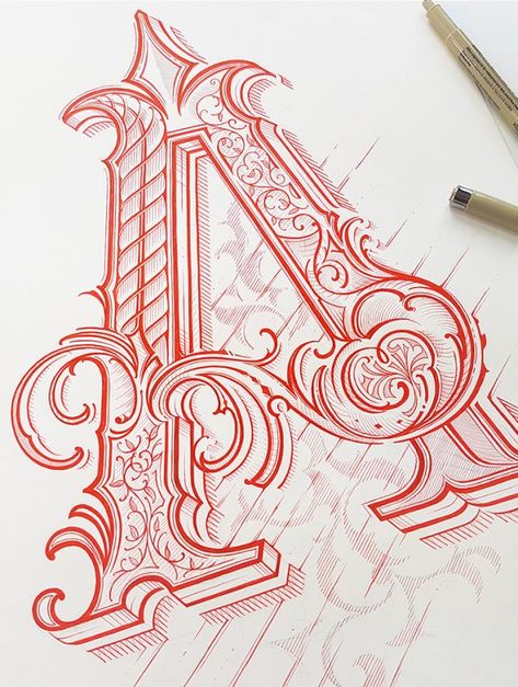 TypoThursday × Mateusz Witczak's Hand Lettering | Design & Paper Mouth Drawing Reference, A Monogram Logo, Mouth Drawing, Hand Drawn Lettering, Design Paper, Skill Set, Pencil Drawing, New Ideas, Drawing Reference