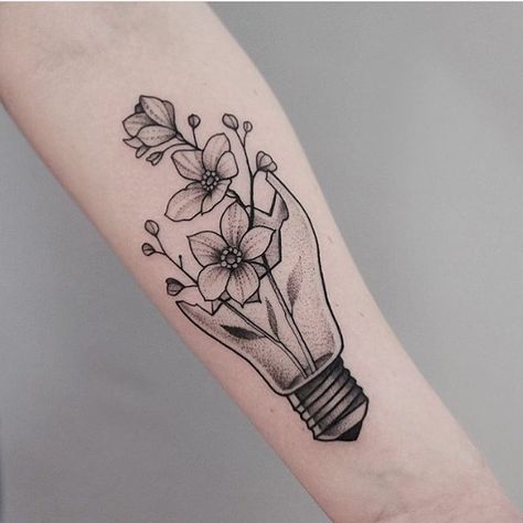 Lightbulb Tattoo, Song Tattoos, Shoe Tattoos, Amsterdam Tattoo, Serpent Tattoo, Light Tattoo, Shading Techniques, Sleeves Ideas, Subtle Tattoos