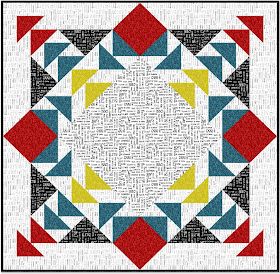 Panda Quilt, Traditional Quilt Patterns, Quilts Vintage, Flying Geese Quilt, Farm Quilt, Quilt Block Patterns Free, Quilt Square Patterns, Bonnie Hunter, Rainbow Quilt