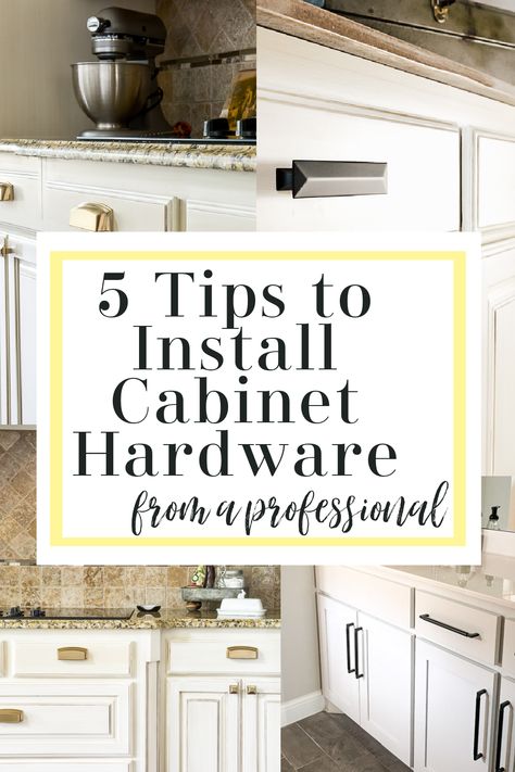 How To Install Cabinet Pulls, Replacing Kitchen Cabinet Hardware, Installing Kitchen Cabinet Hardware, How To Install Cabinet Hardware, Installing Cabinet Hardware, How To Place Cabinet Hardware, Adding Hardware To Kitchen Cabinets, Where To Place Handles On Cabinets, Placing Cabinet Hardware