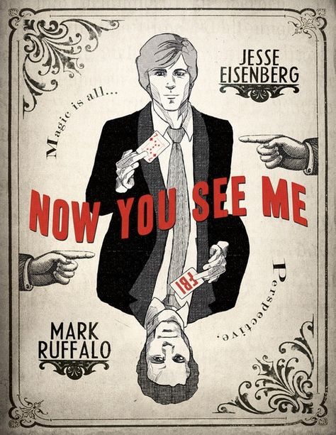 Now You See Me Movie Nerd, Fan Poster, Movies Worth Watching, Minimal Movie Posters, Movie Posters Design, Mark Ruffalo, Cinema Posters, Movie Posters Minimalist, Alternative Movie Posters