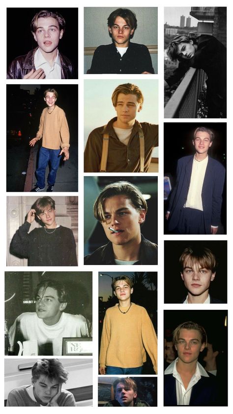 Leonardo Dicaprio Collage Wallpaper, Leonardo Dicaprio Collage, Young Leonardo Dicaprio, Claire Danes, Wallpaper Collage, Leo Dicaprio, Leonardo Dicaprio, Cute Celebrities, Titanic