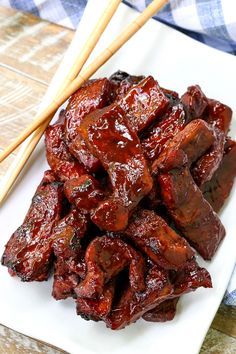 Chinese Boneless Spare Ribs, Boneless Spare Ribs, Chinese Spare Ribs, Pork Spare Ribs Recipe, Grilled Skewers, Steak Skewers, Boneless Pork Ribs, Boneless Ribs, Daging Babi