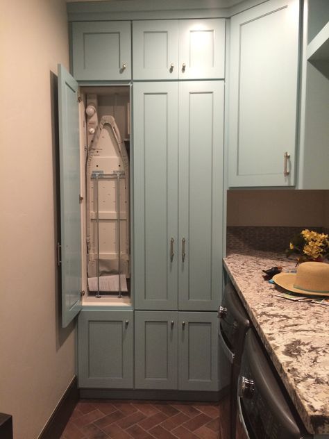 Utility Ideas, Ironing Board, Laundry Room, Cupboard, Armoire, I Want, Love This, I Love, Furniture