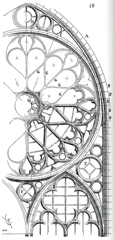 Gothic Architecture Drawing, Gothic Windows, Landscape Architecture Drawing, Window Drawing, Istoria Artei, Rose Window, Gothic Design, Architecture Drawing Art, Geometry Art