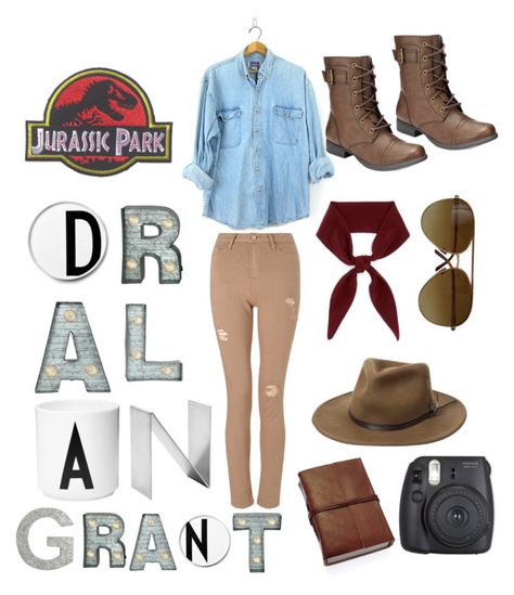 "Modern Day: Jurassic Park-Dr. Alan Grant" by pandapici ❤ liked on Polyvore featuring Miss Selfridge, American Rag Cie, ChloÃ©, Scala Classico, Tom Ford, Crystal Art, Design Letters, Gauge and modern Jurassic Park Womens Costume, Jurassic Park Bounding, Jurassic Park Inspired Outfit, Jurassic Park Aesthetic Outfit, Jurassic Park Costume Women, Jurassic Park Outfit Women, Jurassic Park Outfit, Biologist Aesthetic, Universal Outfits