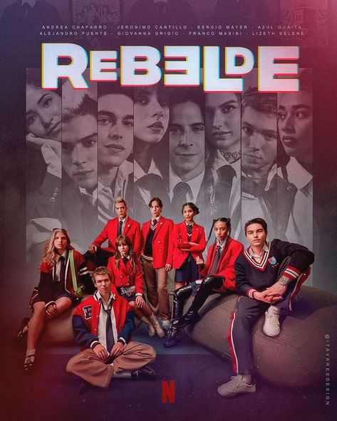 Rebelde Netflix 2022, Film Watch, Poster Series, Shows On Netflix, Soap Opera, Reality Show, Series Movies, Movies And Tv Shows, Favorite Tv Shows