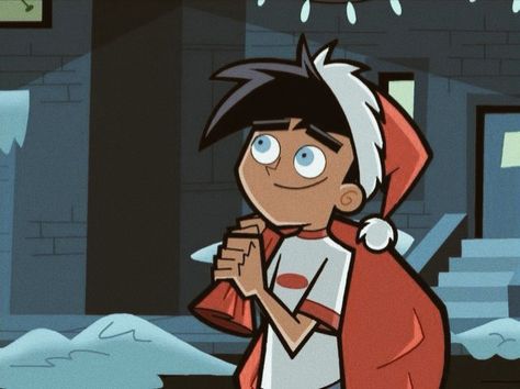 Cartoon Christmas Aesthetic, Phantom Cartoon, Danny Fenton, Timmy Turner, Cartoon Christmas, Danny Phantom, 8k Followers, Christmas Aesthetic, Main Character