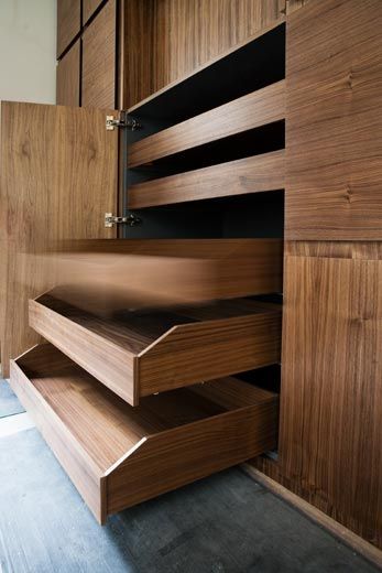 Wardrobe Room Ideas, Bespoke Joinery, Mini Wardrobe, Barn Bedrooms, Bedroom Drawing, Joinery Details, Garden On A Hill, Wardrobe Room, House Furniture Design