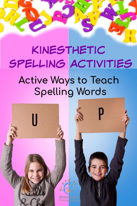 Kinesthetic spelling activities let children move as they learn how to spell. Take a multi-sensory approach to teach spelling with nine active spelling activities. "LET GRAMMAR, PUNCTUATION, AND SPELLING INTO YOUR LIFE! EVEN THE MOST ENERGETIC AND WONDERFUL MESS HAS TO BE TURNED INTO SENTENCES." Multi Sensory Spelling Activities, Kinesthetic Learning Activities, Spelling Tips, Teaching Spelling Words, Teach Spelling, Multisensory Teaching, Grammar Punctuation, Kinesthetic Learning, Teaching Spelling