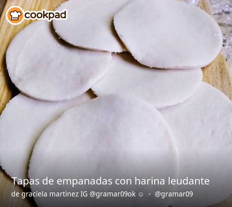 Tapas de empanadas con harina leudante