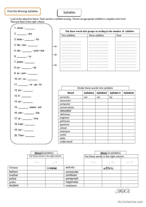 number of syllables Stress on syllables Cursive Worksheets, Cursive Handwriting Worksheets, Handwriting Practice Worksheets, First Grade Worksheets, Counting Worksheets, Free Handwriting, Cursive Handwriting, Handwriting Worksheets, Free Worksheets