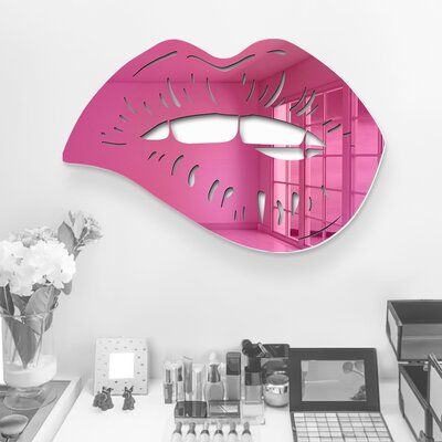 Studio Dressing Room, 3d Wall Art Decor, Room Vanity, Barbie Room, Acrylic Wall Decor, Beauty Room Decor, Pink Mirror, Accent Wall Decor, Apartment Decor Inspiration