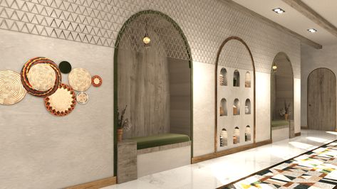 CONTEMPORARY NUBIAN RECEPTION AND BAR | Behance Nubian Interior Design, Hotel Reception, Architecture Design Drawing, Hotel Design, Hotel Lobby, Design Drawing, Autodesk 3ds Max, 3d Modeling, Freelancing Jobs