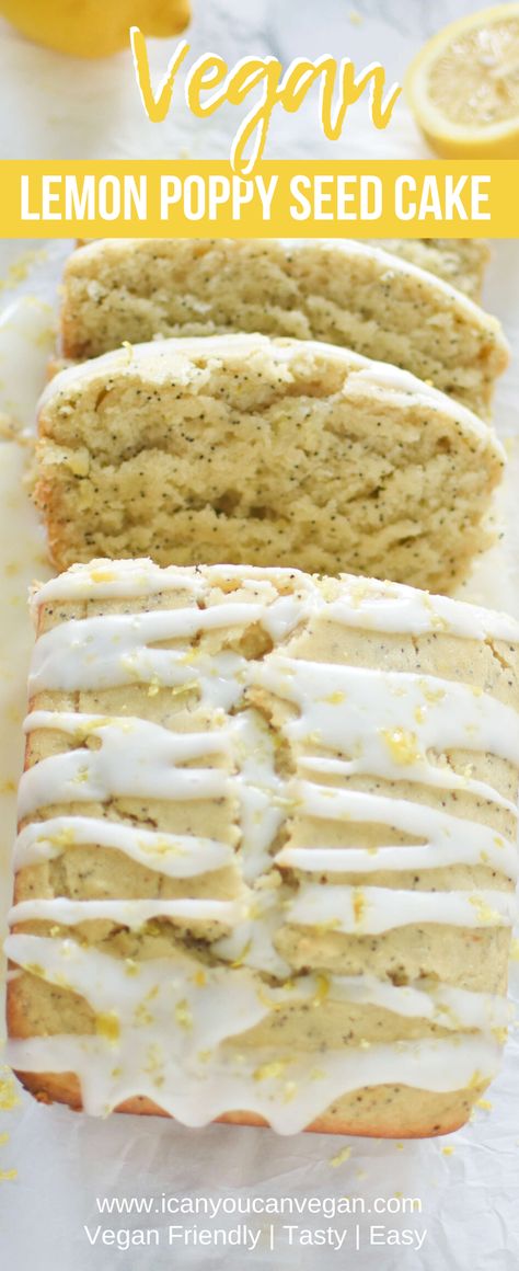 Lemon Poppy Seed Cake Recipe, Lemon Poppyseed Cake Recipe, Seed Cake Recipe, Poppy Seed Cake Recipe, Lemon Poppy Seed Cake, Vegan Lemon Cake, Lemon Poppyseed Cake, Seed Cake, Poppy Seed Cake