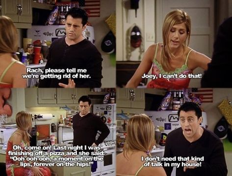 Friends Jokes, Regina Phalange, Joey And Rachel, Series Quotes, Friends Tv Show Quotes, Friends Cast, Ross Geller, Joey Tribbiani, Friends Moments