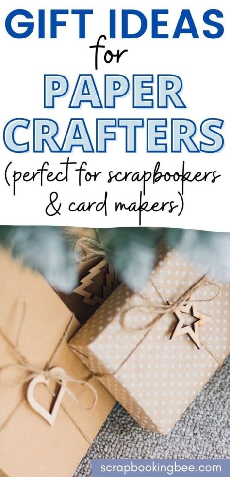 Are you looking for gift ideas for someone who loves to scrapbook or make cards? Here's a list of 11 ideas that should help you find the perfect gift. Scrapbook Retreat Gifts, Scrapbooking Crop, Scrapbooking Retreats, Christmas Candy Gifts, Friend Scrapbook, Retreat Gifts, Cloud Craft, Crafter Gift, Scrapbook Gift