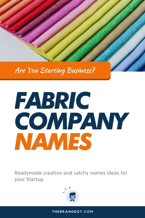 When you are planning to start your Fabric Company and Shop, you need to understand the market requirements and naming standards.  #BusinessNames #CatchyNames #NamesIdea #SmallBusinessNames #FabricCompanyNames Embroidery Business Names, How To Sew Names On Fabric, Fabric Names List, Fabrics Names List, Fabric Names List Indian, Garments Business, Shop Name Ideas, Textile Business, Technical Textiles