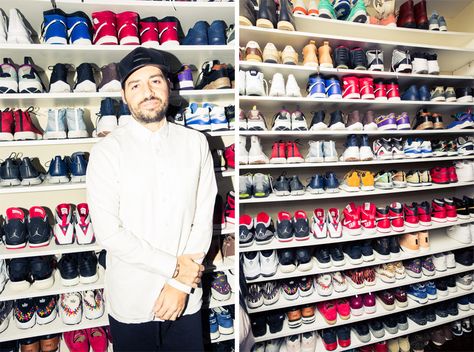 Check Out Ronnie Fieg's Impressive Sneaker Collection - Straatosphere Sneaker Closet, Penthouse Living, Classy Streetwear, The Coveteur, Ronnie Fieg, Spring Home, Sneaker Collection, Top Selling, Street Wear