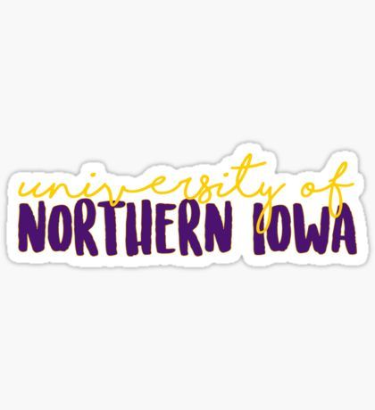 Iowa Stickers, Cedar Falls Iowa, Ames Iowa, University Of Northern Iowa, Football Spirit, Dream College, Dorm Life, Family Christmas Gifts, Family Christmas