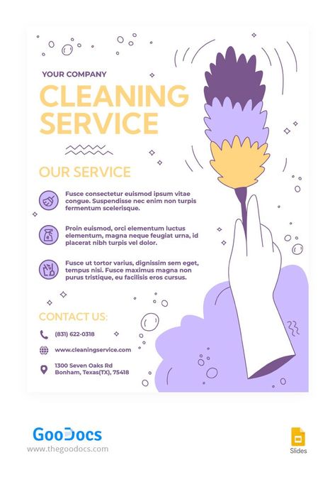 Purple+Cleaning+Service+Flyer Cleaning Flyer Ideas, Student Business Cards, Dental Business Cards, Cleaning Flyers, Restaurant Brochures, Event Planner Business Card, Barber Business Cards, Cleaning Service Flyer, Wedding Business Card