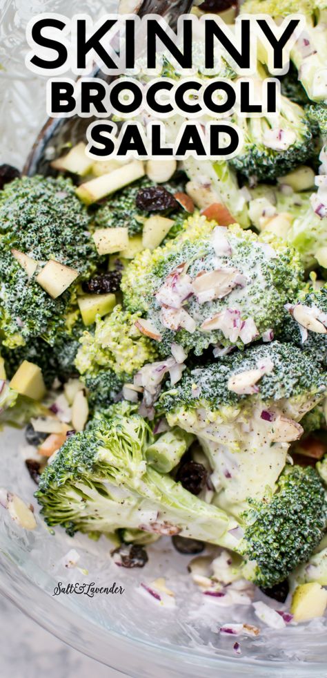 Broccoli Salad Dressing Recipe, Light Broccoli Salad, Broccoli Salad Recipe Healthy, Budget Salad, Broccoli Salad Dressing, Keto Broccoli Salad, Best Broccoli Salad Recipe, Easy Broccoli Salad, Healthy Broccoli Salad