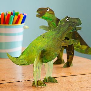 Dinosaur Crafts Preschool, Paper Dinosaur, Folding Origami, Dinosaur Crafts, Homemade Toys, The Good Dinosaur, Craft Projects For Kids, Dinosaur Toys, Childrens Crafts