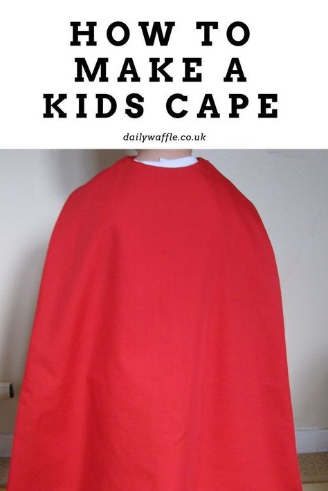 How To Make A Kids Cape  #making #crafts #fancydress Superhero Cape Pattern, How To Make A Cape, Cape Pattern Sewing, Pumpkin Carving Party, Cape Pattern, Capes For Kids, Diy Xmas Gifts, Witch Diy, Kids Dress Up