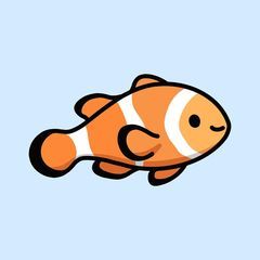 Clownfish cutie 🧡 ⁣ ⁣⁣ #clownfish #aquarium #nemo #fish #shopsmallbusiness #animal #stickers #kawaii #cute #basic #stationery #design #redbubble #illustration #drawing #redbubbleartist #shop #cartoon #art #instaart Fish Cartoon Illustration, Nemo Fish, Fish Cartoon, Stickers Kawaii, Clownfish, Clown Fish, Animal Stickers, Cat Stickers, Illustration Drawing