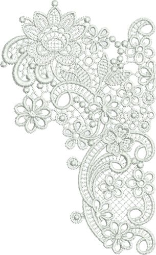 Embroidery Motif, Design Pattern Art, Lace Art, Free Standing Lace, Point Lace, Border Embroidery Designs, Border Embroidery, Lace Heart, Embroidery Motifs