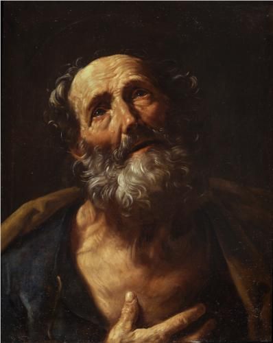 Rennaissance Art, Psy Art, Saint Peter, Baroque Art, St Peter, Caravaggio, Classical Art, Religious Art, Old Man