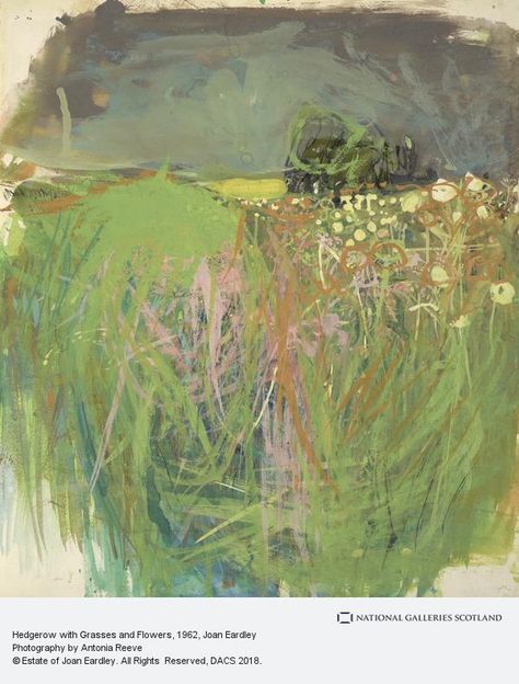 Joan Eardley, Scottish Artists, Abstract Art Landscape, Paintings I Love, Art Uk, Abstract Landscape Painting, Grasses, Art Abstrait, 그림 그리기