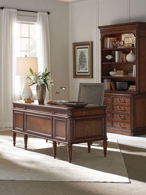 Office Furniture Sets, Home Office Furniture Sets, Bg Design, Lexington Home, Traditional Office, Lexington Furniture, Richmond Hill, Office Set, Executive Desk