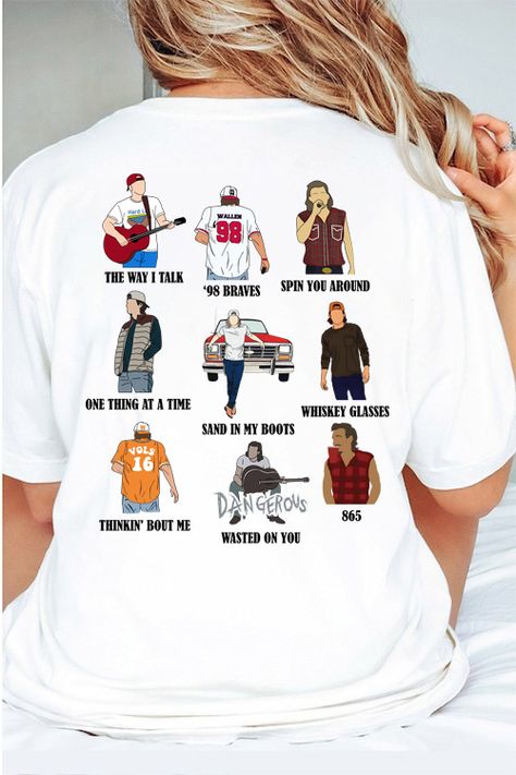 Morgan Wallen T Shirts, Morgan Wallen Crewneck, Cute Cricket Shirt Ideas, Morgan Wallen Birthday Party Ideas, Morgan Wallen Outfits, Morgan Wallen Merch, Morgan Wallen Shirt Ideas, Morgan Wallen Birthday Party, Morgan Wallen Songs