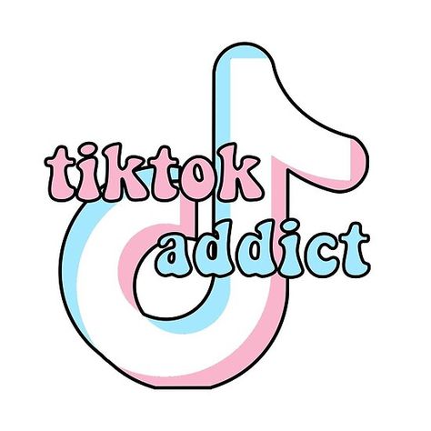 Cute TikTok Addict Decal Tiktok Logo Aesthetic, Tiktok Logo, Whatsapp Logo, Logo Aesthetic, Phone Humor, Tiktok Aesthetic, Iconic Wallpaper, App Pictures, Butterfly Wallpaper Iphone