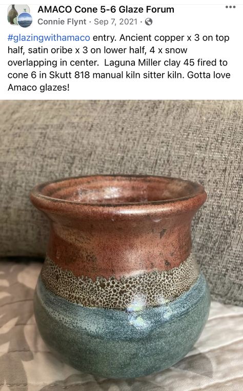 Amaco Albany Slip Brown Glaze Combinations, Amaco Satin Oribe, Satin Oribe Glaze Combinations, Amaco Satin Oribe Glaze Combinations, Ancient Jasper Glaze Combos, Amaco Potters Choice Glaze Combinations Ancient Jasper, Amaco Cone 5/6 Glaze Combos, Amaco Glazes, Ceramic Glaze Recipes