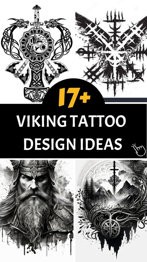 Embark on a journey through Viking symbolism with a one-of-a-kind tattoo design inspired by their epic seafaring expeditions. Our skilled artists excel in creating detailed Viking ship tattoos, representing strength, discovery, and the quest for unknown territories. Whether you prefer a lifelike or artistic rendition, your tattoo will embody bravery and the determination to overcome obstacles. Sail into personal growth with a Viking tattoo that encapsulates the essence of exploration. Odin Hand Tattoo, Viking Tattoo Back, Viking Theme Tattoo, Viking Warrior Tattoo Design, Viking Knotwork Tattoo, Viking Ship Tattoo Design, Viking Neck Tattoo, Vikings Tattoo Design, Viking Art Tattoo