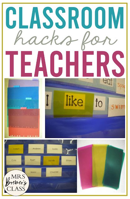 DIY highlighting cards to use in the pocket chart for primary classrooms Pocket Chart Stand, Wall Pocket Organizer, Scrapbook Planning, Environmental Print, Classroom Hacks, Teachers Diy, Name Activities, Diy Classroom, Pocket Chart