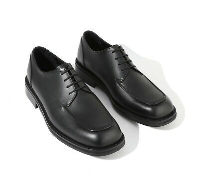 (eBay) Firenze Atelier Men's Matte Black Leather Moc Square Toe Oxford Derby Shoes Fancy Shoes Men, Black Dress Shoes Men, Male Dress Shoes, Black Mens Shoes, Black Shoes Outfit, Groomsmen Shoes, Black Formal Shoes, Shoes Png, Homecoming Outfit