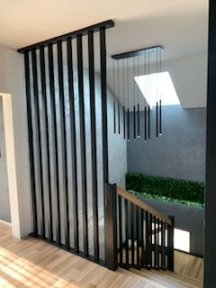 Safety Gates For Stairs, Railing Tangga, Colors Bedroom, Stairs Design Interior, Safety Gate, Modern Staircase, Stairs Design, Railing, Wall Design