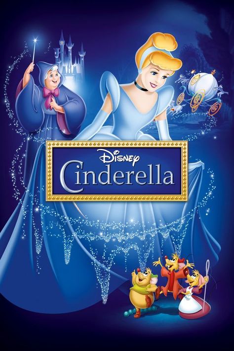 Cinderella (1950) Animated Movie Poster Framed or Unframed Glossy Poster Free UK Shipping!!! - A4 - 210 × 297 mm Unframed Fairy Godmother Wand, Animated Movie Posters, Movie Poster Frames, Cinderella Movie, Ginger Rogers, Film Disney, Walt Disney Animation, Julie Andrews, Richard Madden