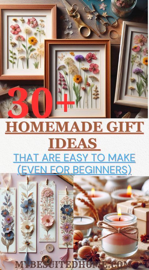 Easy Crafts For Gifts Diy, Diy Home Decor Gifts Ideas, Homemade Gifts For Everyone, Diy Magical Decor, Diy Crafts For Adults Homemade Gifts, Work Xmas Gift Ideas, Adult Holiday Crafts Diy Projects, Craft Birthday Gift Ideas, Easy Crafts To Give As Gifts