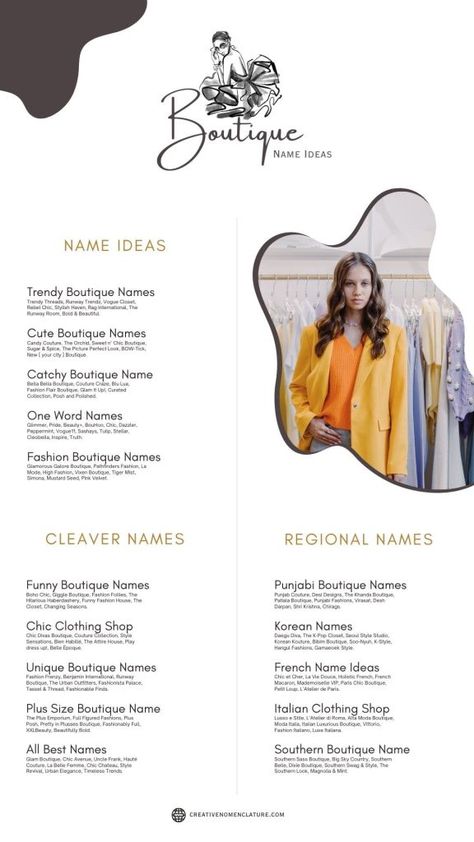 720 Chic Boutique Name Ideas for Your Fashion Business Trendy Boutique Names, Boutique Names Ideas, Boutique Names, Paris Chic, Boutique Couture, Funny Fashion, Name Ideas, Trendy Boutique, Funny Outfits