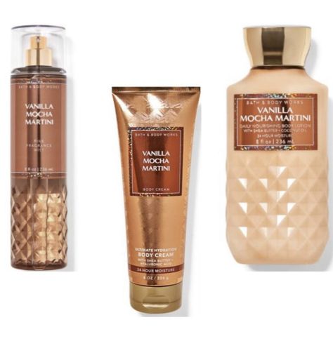 Vanilla Mocha Cream Bath And Body Works, Vanilla Mocha Martini Bath And Body Works, Selfcare Items, Vanilla Mocha Martini, Mocha Martini, Vanilla Smell, Bath N Body Works, Bath Body Works Candles, Vanilla Perfume