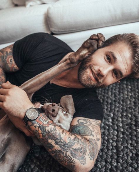 Andre Hamann, Paul Hewitt, German Beauty, Chrono Watches, Sleeves Ideas, Love My Man, The Fox And The Hound, Realism Tattoo, Lion Tattoo